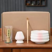 Ensemble de bols à thé en céramique de luxe BaiBen Li, kit de démarrage au matcha d'inspiration japonaise, porcelaine, outil traditionnel pour la cérémonie du thé et du café