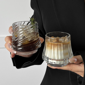 All'ingrosso tazza di vetro americano di alto aspetto nuova striscia di latte <span class=keywords><strong>freddo</strong></span> <span class=keywords><strong>caffè</strong></span> whisky bicchierino di vetro tazza di vino per uso domestico - Product Image 2
