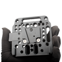 Plaque de montage en V femelle universelle Kit de plaque de verrouillage en V Assemblage rapide pour la batterie Rod V-Lock V-Mount