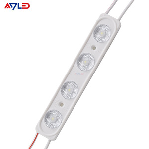 UL E509049 IP67 ความสว่างสูง 3W 4 เลนส์ DC12V 6500k โมดูลรูปสี่เหลี่ยมผืนผ้า 4 ชิ้น โมดูลไฟ LED สำหรับป้าย - Product Image 1