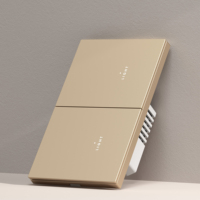 Touchmi Tuya Smart Life commande vocale 118 normes américaines applique murale interrupteur intelligent Wifi panneau en plastique mécanique
