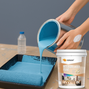 Peinture murale intérieure acrylique de haute qualité, revêtement liquide, lavable, résistant à la chaleur, durable, émulsion, décoration de la maison - Product Image 2