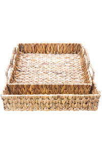 Plateau en tissu de jacinthe à 100% d'eau naturelle, couverture pour la peau, Fiber de jacinthe, Non toxique, livraison gratuite - Product Image 3