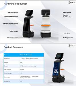 Robot de recepción comercial autónomo AI, guía de publicidad humanoide inteligente ChatGPT inteligente, saludo introductorio para tienda - Product Image 2