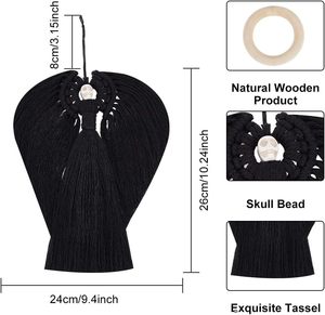 <strong>Macrame</strong> <strong>Kits</strong> <strong>for</strong> Adults <strong>Beginners</strong> Weaving Supplies with Cotton Cord Wooden Beads Wooden Rings Insturctions <strong>for</strong> DIY <strong>Macrame</strong> Decor - Product Image 3