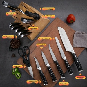 Luxury Stainless Steel Kitchen <b>Knife</b> <b>Set</b> Chef <b>Knife</b> Scissor Kitchen Accessories Hollow Handle <b>Sharp</b> <b>Knife</b> <b>Set</b> with Wood Block - Product Image 3