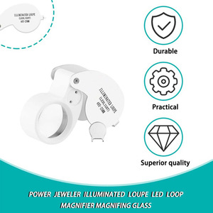 Tragbare faltbare Diamant Juwelier Augen lupe Lupa Schmuck Lupe Schleife 30X beleuchtete Lupe Lupe Juwelier Werkzeug - Product Image 6