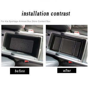 Caja de reposabrazos central para coche, placa de almacenamiento para <span class=keywords><strong>Kia</strong></span> <span class=keywords><strong>Sportage</strong></span> <span class=keywords><strong>Nq5</strong></span> 2023 2024 2025, caja de bandeja contenedora, accesorios modificados - Product Image 2