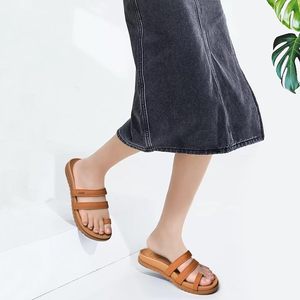 Sandali piatti regolabili da <span class=keywords><strong>donna</strong></span> infradito ortotiche leggere <span class=keywords><strong>per</strong></span> pantofole plantare fascite archetto alla moda - Product Image 2