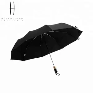 맞춤형 골프 우산 더블 레이어 로고 인쇄 단색 자동 접이식 우산