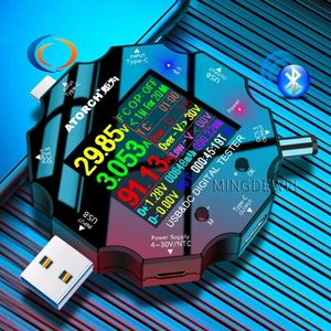 เครื่องทดสอบ <span class=keywords><strong>USB</strong></span> UD18 <span class=keywords><strong>3.0</strong></span> DC ดิจิตอลรถยนต์โวลต์มิเตอร์แอมมิเตอร์ธนาคารพลังงานเครื่องตรวจจับแรงดันไฟฟ้าโวลต์ชนิด C เครื่องวัดความจุการชาร์จเร็ว - Product Image 2