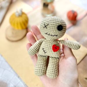 Poupées Vaudoo en Tricot et Crochet, Jouets Amigurumi Effrayants pour Halloween, Poupées Vaudoo Faite Main au Crochet pour Halloween - Product Image 5