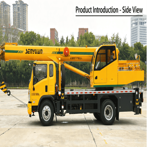 Grue mobile sur camion Senyuan de 10 tonnes avec flèche télescopique pour la construction - Product Image 2