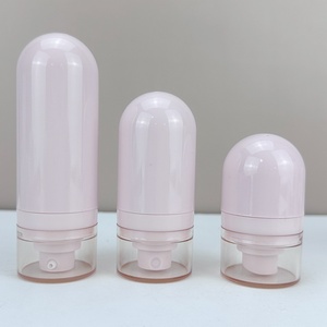 Flacons cosmétiques cylindriques inversés sans air de 15, 30 et 50 ml avec pompe pulvérisatrice pour lotions, crèmes et brumes de soin - Product Image 3