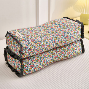 Coussin <span class=keywords><strong>de</strong></span> nuque coréen moderne, sain et antibactérien, en coton double gaze à motif floral, avec rembourrage naturel et biologique en coques <span class=keywords><strong>de</strong></span> <span class=keywords><strong>sarrasin</strong></span> - Product Image 3