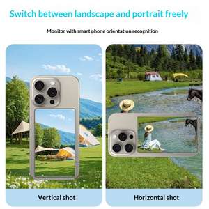 Monitor Inalámbrico Magnético para Selfies con Teléfono Inteligente, Monitor para Selfies con Cámara Trasera para Vlog, Transmisión en Vivo de YouTube, Maquillaje - Product Image 6