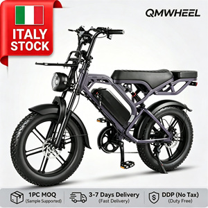 Vélo électrique QMWHEEL V20Pro, vélos électriques V20, vélo à pneus larges 48V, Fatbike, pneu Ebik, vélo électrique tout-terrain 250W - Product Image 1