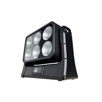 Projecteur Blinder Haute Puissance 1200W à Tête Mobile LED RGBW Stroboscopique, Indice de Protection IP65, Mode de Contrôle DMX512 pour Scène