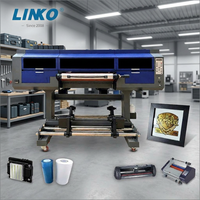 Imprimante DTF UV A1 de haute qualité LINKO Factory pour le transfert d'autocollants et les enveloppes de tasses, imprimante DTF UV 2 en 1