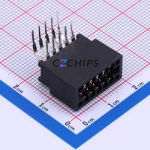 ER10BGFBK Gold Finger Connector Bent Lead Through Hole,P=2.54mm Connector EDGE SLOT 2.54mm 10P Right Angle Insert - Product Image 1