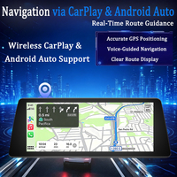 Pour Android Auto BMW Série 3 / 5 E60 E61 LELV Système Linux Lecteur vidéo de navigation CarPlay pour voiture 10,25 pouces 2005-2010