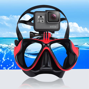 Máscara de <span class=keywords><strong>Buceo</strong></span> con Soporte para <span class=keywords><strong>GoPro</strong></span>, Cristal Templado Antivaho, Máscara de Snorkel a Prueba de Fugas - Product Image 2
