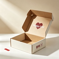 Boîte d'expédition pliable personnalisée avec impression intégrale couleur, emballage de qualité supérieure pour envoi postal