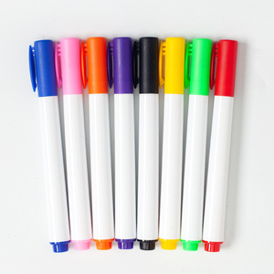 Marcadores Promocionales Personalizados No Tóxicos de 6 Colores con Punta Plana y Borrable - Product Image 1