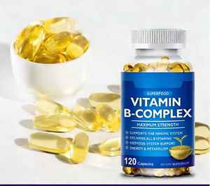 Capsule di Complesso Vitaminico B in Softgel Integratore Vegano per Adulti per il Supporto Energetico - Product Image 4