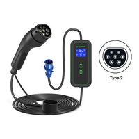 Chargeur de véhicules électriques à énergie nouvelle de petite taille en vente chaude 22kw 32A Type2 Chargeur de voiture portable pour usage domestique