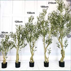 Arbre artificiel <span class=keywords><strong>olivier</strong></span> intérieur maison ornement PE plante verte en <span class=keywords><strong>pot</strong></span> <span class=keywords><strong>pour</strong></span> la décoration de la maison - Product Image 1