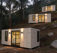 Conteneurs modulaires démontables sur mesure pour bureaux modernes, maisons miniatures, cabines et modules d'habitation préfabriqués