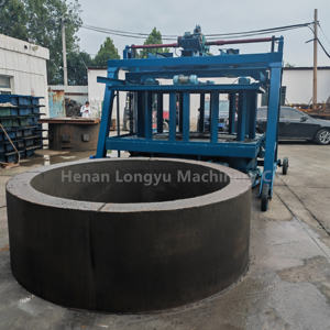Schnellformende Mobile Rohrherstellungsmaschine Hocheffiziente Beton-Rundrohr-Formmaschine Zementrohr-Herstellungsmaschine - Product Image 4