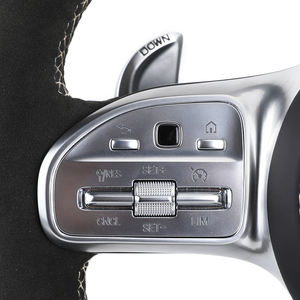 Cuero personalizado y para volante para <span class=keywords><strong>Mercedes</strong></span> Benz AMG C43 G500 W204/W205 <span class=keywords><strong>CLA</strong></span>/X118/X164/X166/CLS W219/W212/C63 AMG - Product Image 4