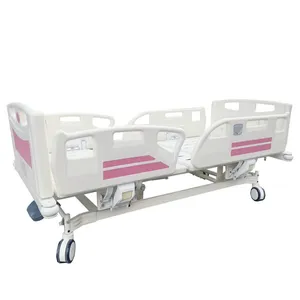 Medical Surgery Hospital Furniture Adjustable Patient Examination Bed 5 Function Manual Hospital Bed
