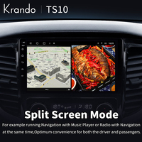 Autoradio Android Krando 9 pouces pour Mitsubishi L200 2015-2019, système de navigation automobile, unité centrale de voiture, Apple Carplay sans fil, multimédia