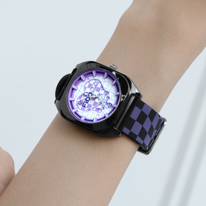 Reloj de Cuarzo para Mujer, Reloj Luminoso de Silicona con Bloques de Color para Hombre, Resistente al Agua - Product Image 3