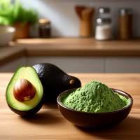Poudre d'avocat naturelle pure 100% de haute qualité pour la cuisson et les suppléments de santé