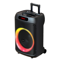 Speaker Trolley Portabel Outdoor JMA-1508 High Power 15 Inch Langsung dari Pabrik dengan Sistem Audio Mic Nirkabel