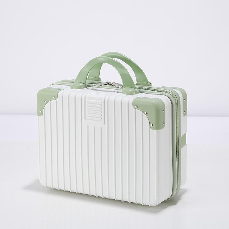 Design rétro à quatre coins (blanc avec protections d'angle vertes)