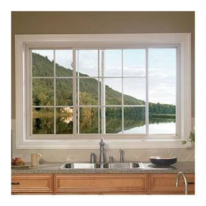 China corredera ventana de pvc con diseño de la parrilla y red de <span class=keywords><strong>mosquito</strong></span> - Product Image 5