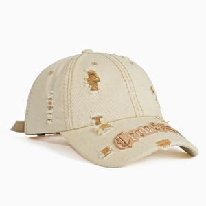 Casquettes de baseball personnalisées à 6 panneaux avec logo de marque, style vintage vieilli, vente en gros - Product Image 2