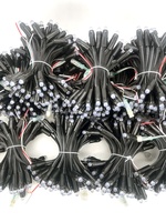 Guirlandes lumineuses LED RGB DC12V à prix de gros, étanches IP68, en PVC, pour aménagement paysager extérieur, éclairage de façade à points de pixels