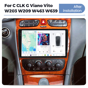 DUDU7 Smart Android 13 Autoradio Stéréo pour <span class=keywords><strong>Benz</strong></span> C CLK G Class <span class=keywords><strong>Viano</strong></span> Vito W203 W209 W463 W639 - Product Image 3