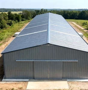 מבנה פלדה ז'יליאן, עיצוב תעשייתי מודרני, מבנה פלדה טרומי, מחסני גידול, לולי תרנגולות, לולי עופות - Product Image 1