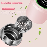 Botol termos Stainless Steel 400ml, tampilan suhu LED, pengingat cerdas Modern minum langsung untuk olahraga luar ruangan