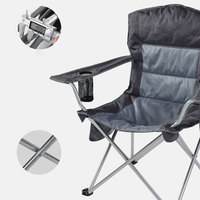 Chaise pliante d'extérieur, portable, portable, chaise pliante avec sac isotherme