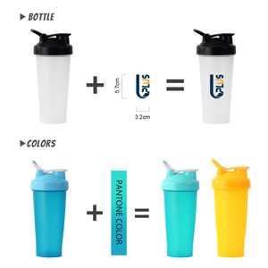 แก้วพลาสติกโปรตีน <span class=keywords><strong>Uplus</strong></span> ขนาด 600 มล. ปลอดสาร BPA พร้อมหลอดแบบพับได้ ใช้ซ้ำได้ สีขาว สำหรับออกกำลังกาย เล่นกีฬา และการตลาด - Product Image 4
