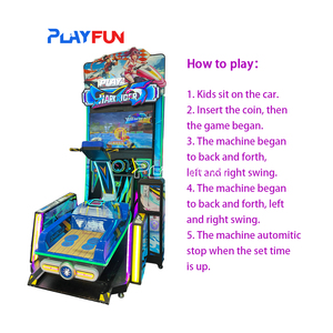 Акула-Райдер с монетоприемником, гоночный аркадный симулятор, игровой центр, катер, водный лыжный бластер, спортивный симулятор, игровой автомат - Product Image 1