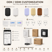 Diffuseur d'arômes sans eau contrôlé par application, 400 ml, écran LCD, diffuseur d'air intelligent sans fil, machine électrique pour rafraîchir l'air du bureau et de la maison
